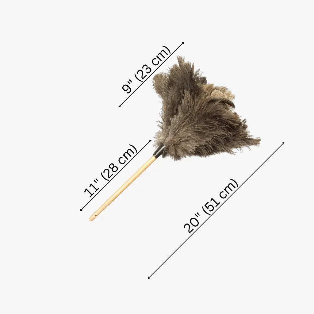 Premium Ostrich Feather Duster - Premium Gray - 20 inches